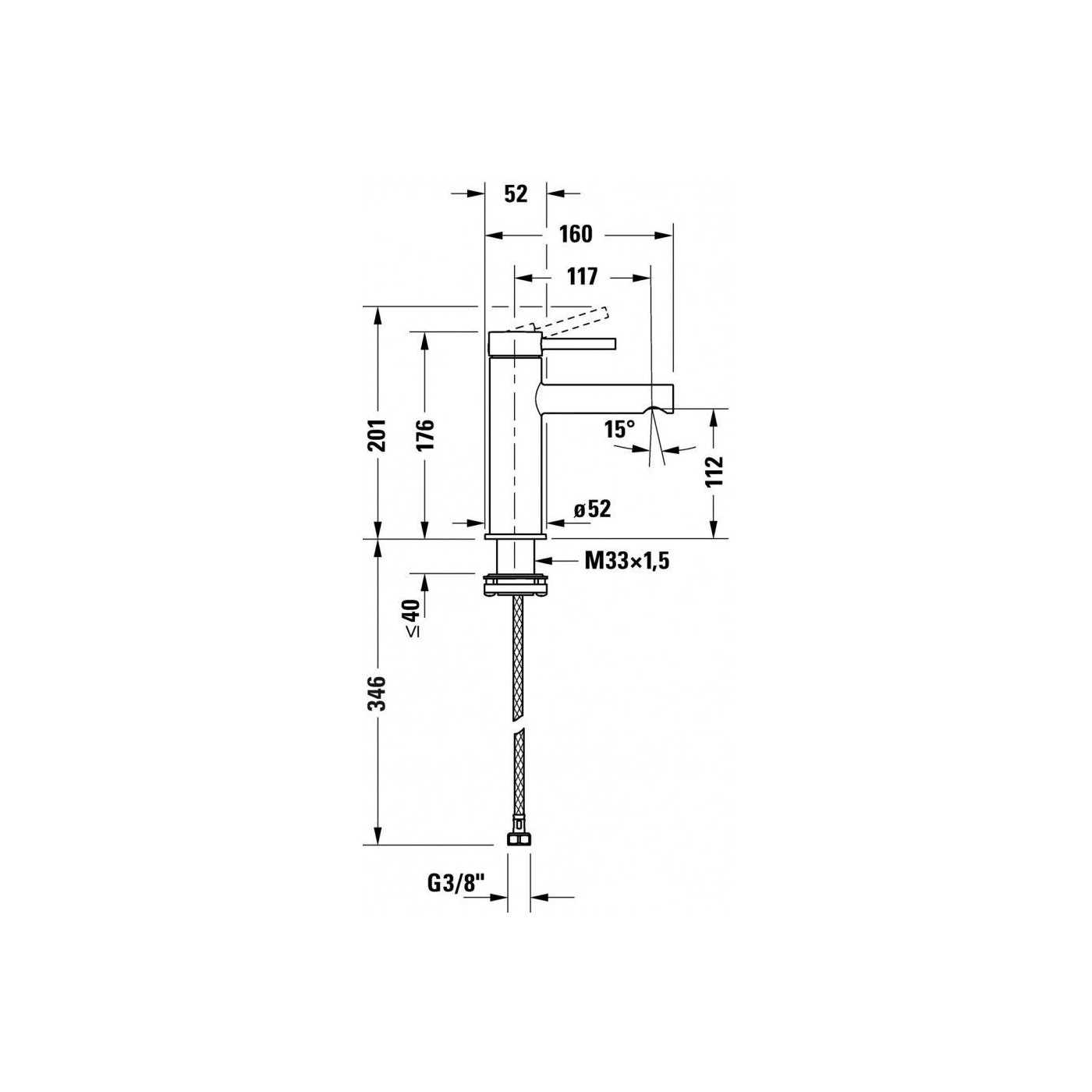 Bateria Umywalkowa Circle M Chrom CE1020002010 Duravit Bateria Umywalkowa Circle M Chrom CE1020002010 Duravit