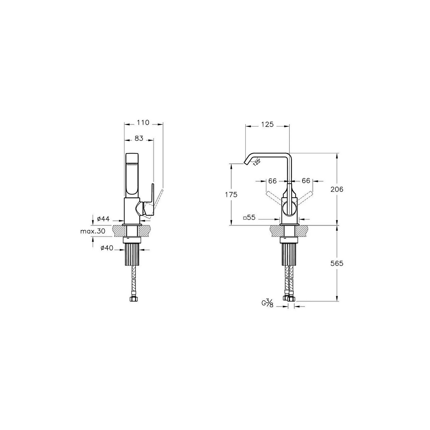 Bateria Umywalkowa Suit Złoty A4261674 Vitra Bateria Umywalkowa Suit Złoty A4261674 Vitra