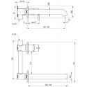 Bateria Umywalkowa Podtynkowa Silia Nero BQSN54L Deante Bateria Umywalkowa Podtynkowa Silia Nero BQSN54L Deante