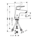 Bateria Umywalkowa Lowpressure Do Bezciśnieniowych Podgrzewaczy Wody Push-Open Logis 71074000 Hansgrohe Bateria Umywalkowa Lowpressure Do Bezciśnieniowych Podgrzewaczy Wody Push-Open Logis 71074000 Hansgrohe