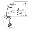 Bateria Umywalkowa 70 Coolstart Z 2 Zakresami Przepływu I Kompletem Odpływowym Z Cięgłem Logis 71075000 Hansgrohe Bateria Umywalkowa 70 Coolstart Z 2 Zakresami Przepływu I Kompletem Odpływowym Z Cięgłem Logis 71075000 Hansgrohe