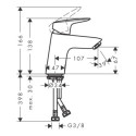 Bateria Umywalkowa 70 Z Kompletem Odpływowym Push-Open Logis 71077670 Hansgrohe Bateria Umywalkowa 70 Z Kompletem Odpływowym Push-Open Logis 71077670 Hansgrohe