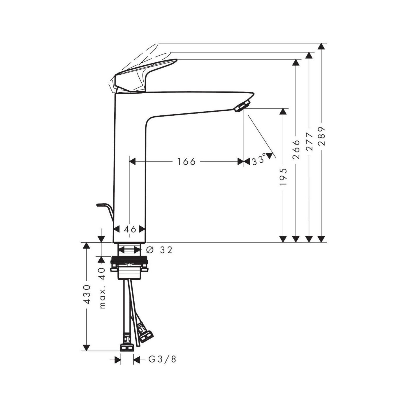 Bateria Umywalkowa 190 Z 2 Zakresami Przepływu I Kompletem Odpływowym Z Cięgłem Logis 71095000 Hansgrohe Bateria Umywalkowa 190 Z 2 Zakresami Przepływu I Kompletem Odpływowym Z Cięgłem Logis 71095000 Hansgrohe