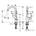 Bateria Umywalkowa 210 Z Obrotową Wylewką I Kompletem Odpływowym Z Cięgłem Logis 71130670 Hansgrohe Bateria Umywalkowa 210 Z Obrotową Wylewką I Kompletem Odpływowym Z Cięgłem Logis 71130670 Hansgrohe