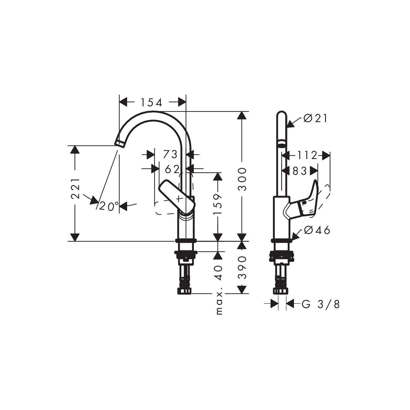 Bateria Umywalkowa 210 Z Obrotową Wylewką Bez Kompletu Odpływowego Logis 71131670 Hansgrohe Bateria Umywalkowa 210 Z Obrotową Wylewką Bez Kompletu Odpływowego Logis 71131670 Hansgrohe