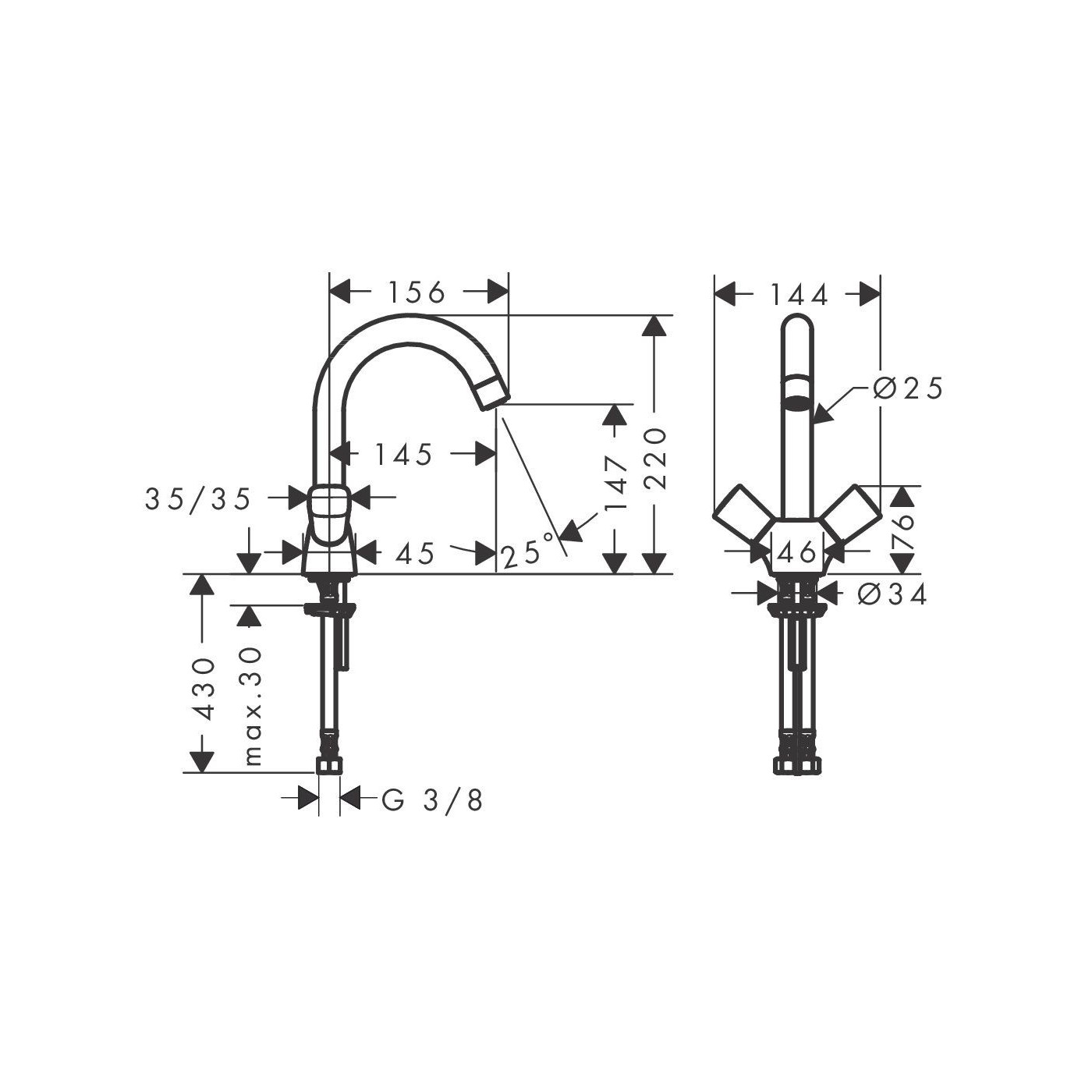 Bateria Umywalkowa 150 Bez Kompletu Odpływowego Logis 71221000 Hansgrohe Bateria Umywalkowa 150 Bez Kompletu Odpływowego Logis 71221000 Hansgrohe