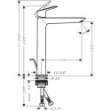 Bateria Umywalkowa 240 Fine Do Umywalek Nablatowych Z Kompletem Odpływowym Z Cięgłem Logis 71257000 Hansgrohe Bateria Umywalkowa 240 Fine Do Umywalek Nablatowych Z Kompletem Odpływowym Z Cięgłem Logis 71257000 Hansgrohe
