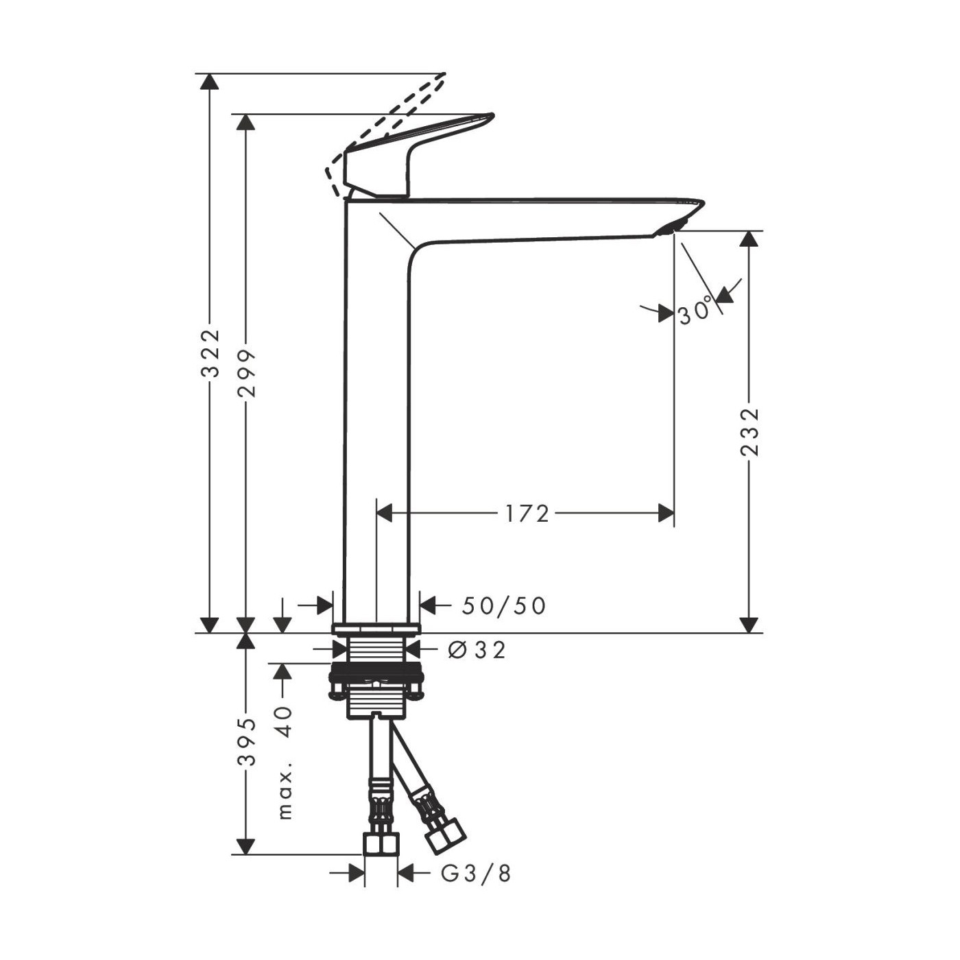 Bateria Umywalkowa 240 Fine Bez Kompletu Odpływowego Logis 71258000 Hansgrohe Bateria Umywalkowa 240 Fine Bez Kompletu Odpływowego Logis 71258000 Hansgrohe