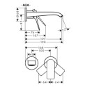 Jednouchwytowa Bateria Umywalkowa Podtynkowa Vivenis 75050000 Hansgrohe Jednouchwytowa Bateria Umywalkowa Podtynkowa Vivenis 75050000 Hansgrohe