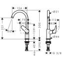 Bateria Umywalkowa Z Obrotową Wylewką Logis Chrom 71131000 Hansgrohe Bateria Umywalkowa Z Obrotową Wylewką Logis Chrom 71131000 Hansgrohe