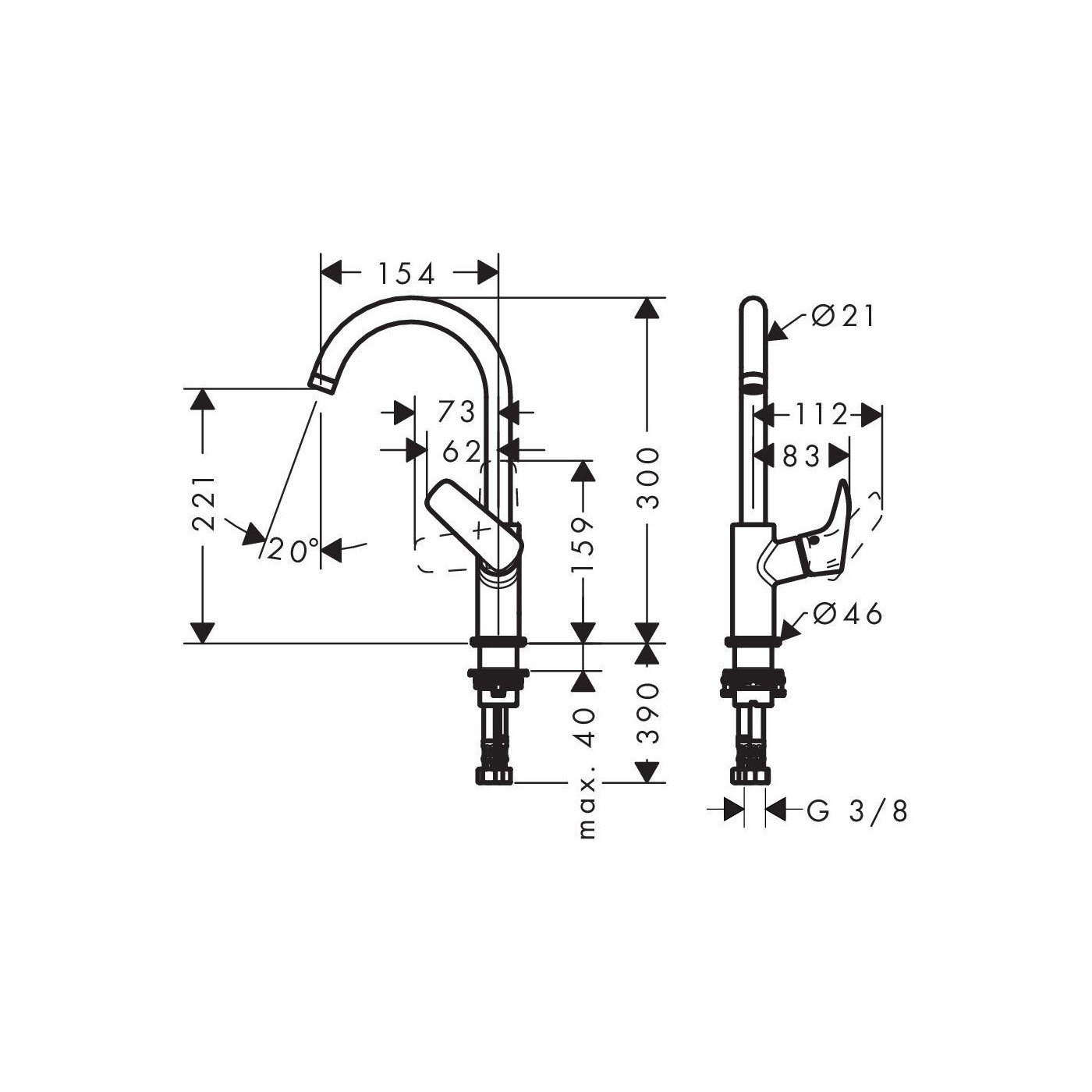 Bateria Umywalkowa Z Obrotową Wylewką Logis Chrom 71131000 Hansgrohe Bateria Umywalkowa Z Obrotową Wylewką Logis Chrom 71131000 Hansgrohe