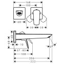 Podtynkowa Bateria Umywalkowa Z Wylewką 20,6 cm Logis Chrom 71256000 Hansgrohe Podtynkowa Bateria Umywalkowa Z Wylewką 20,6 cm Logis Chrom 71256000 Hansgrohe
