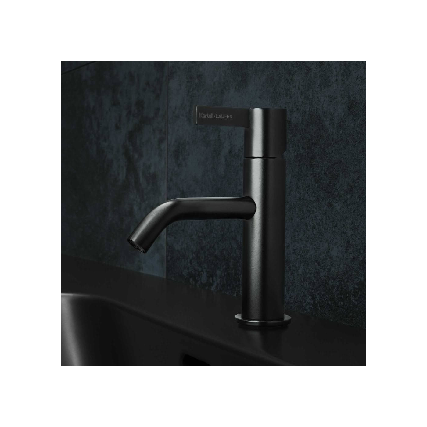 Bateria Umywalkowa Jednouchwytowa Kartell Czarny Mat H3113310811001 Laufen Bateria Umywalkowa Jednouchwytowa Kartell Czarny Mat H3113310811001 Laufen
