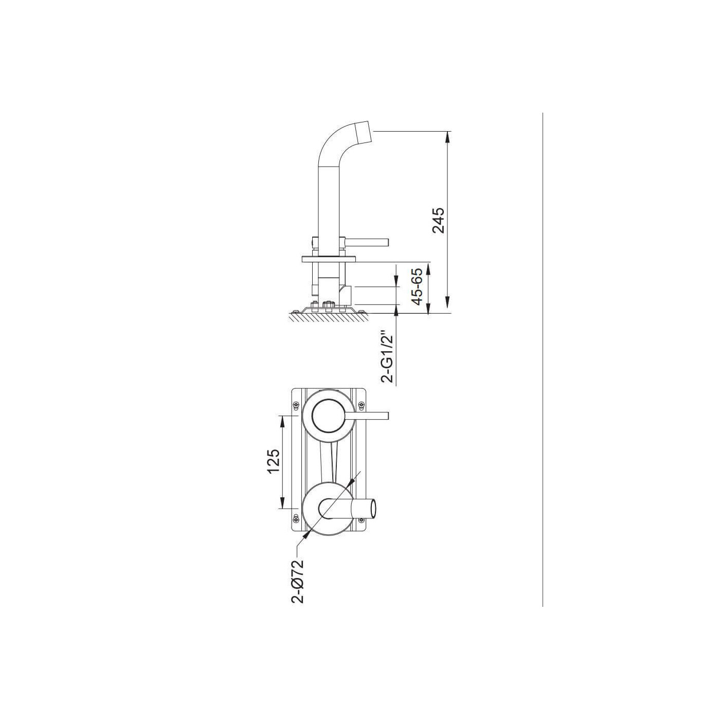 Bateria Umywalkowa Axel Gold QW180AGD Kohlman Bateria Umywalkowa Axel Gold QW180AGD Kohlman