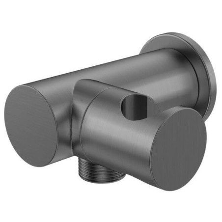 Uchwyt Słuchawkowy Z Przyłączem Wody Experience Grey QW004AEG Kohlman