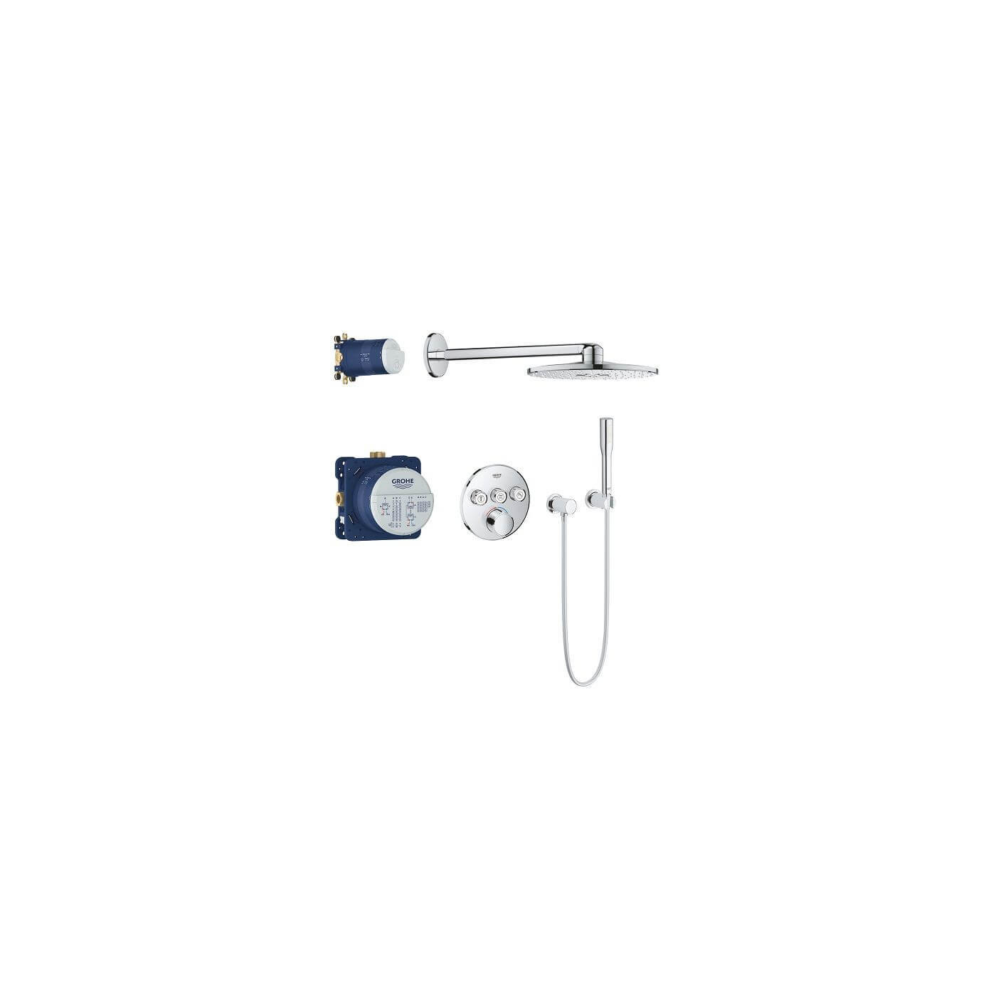 Podtynkowy Zestaw Prysznicowy SmartControl 34709000 Grohe Podtynkowy Zestaw Prysznicowy SmartControl 34709000 Grohe