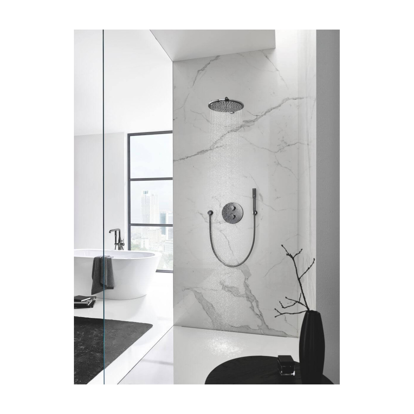Deszczownica Z Ramieniem Rainshower Cosmopolitan 310 Hard Graphite 26066A00 Grohe Deszczownica Z Ramieniem Rainshower Cosmopolitan 310 Hard Graphite 26066A00 Grohe