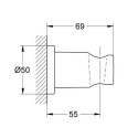 Uchwyt Prysznicowy Rainshower Brushed Hard Graphite 27074AL0 Grohe Uchwyt Prysznicowy Rainshower Brushed Hard Graphite 27074AL0 Grohe
