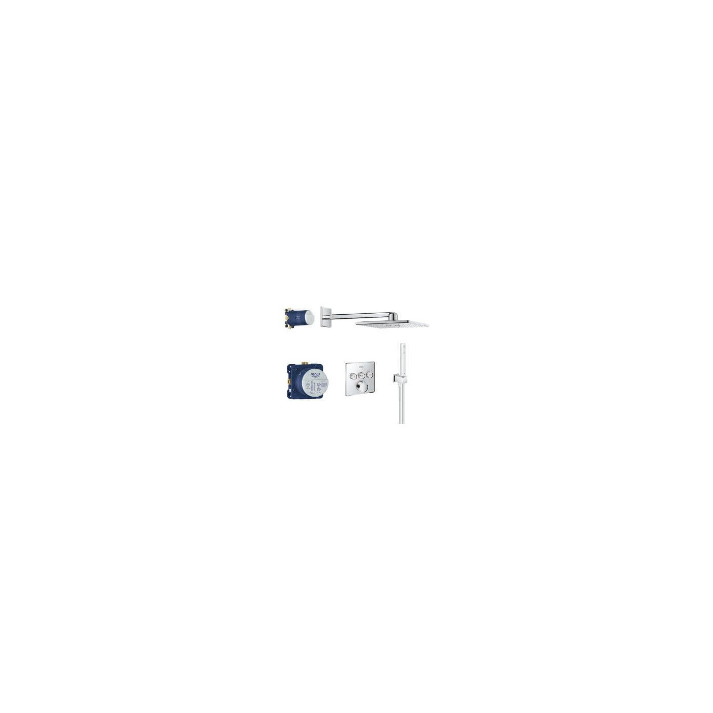 Podtynkowy Zestaw Prysznicowy SmartControl 34712000 Grohe Podtynkowy Zestaw Prysznicowy SmartControl 34712000 Grohe