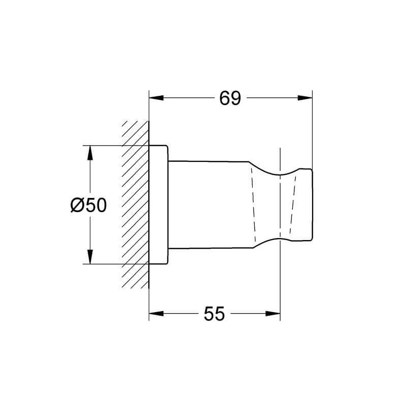 Uchwyt Prysznicowy Rainshower Warm Sunset 27074DA0 Grohe Uchwyt Prysznicowy Rainshower Warm Sunset 27074DA0 Grohe