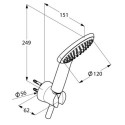 Zestaw Wannowo Natryskowy Freshline 1S 6785005-00 Kludi Zestaw Wannowo Natryskowy Freshline 1S 6785005-00 Kludi