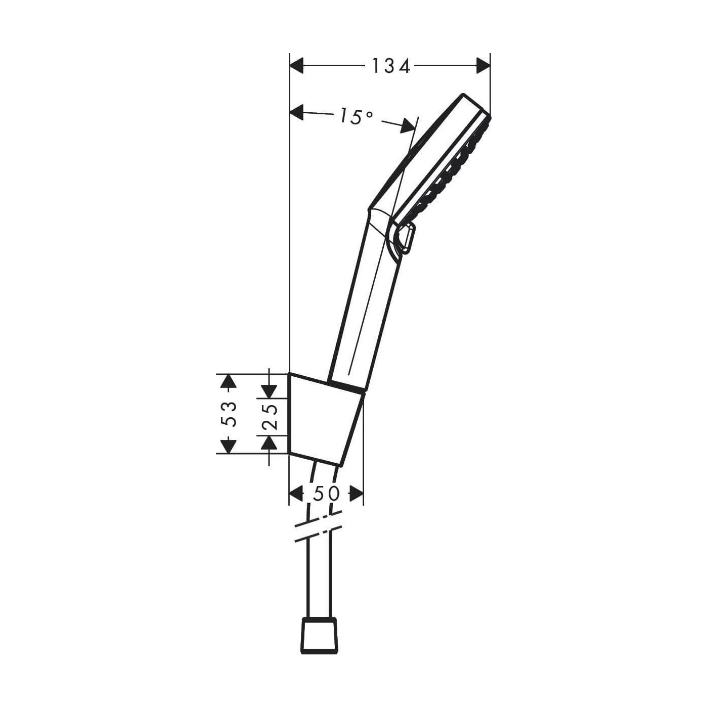 Prysznic Crometta Chrom 26691400 Hansgrohe Prysznic Crometta Chrom 26691400 Hansgrohe