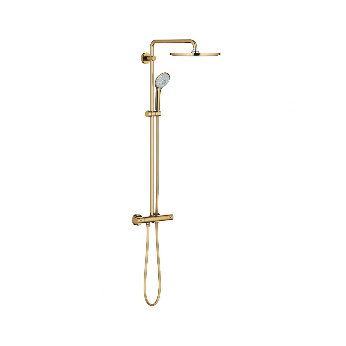 Zestaw Prysznicowy Euphoria Z Termostatem Cool Sunrise 26075GL0 Grohe Zestaw Prysznicowy Euphoria Z Termostatem Cool Sunrise 26075GL0 Grohe
