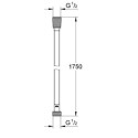 Wąż Prysznicowy Silverflex 1,75m Hard Graphite 28388A00 Grohe Wąż Prysznicowy Silverflex 1,75m Hard Graphite 28388A00 Grohe