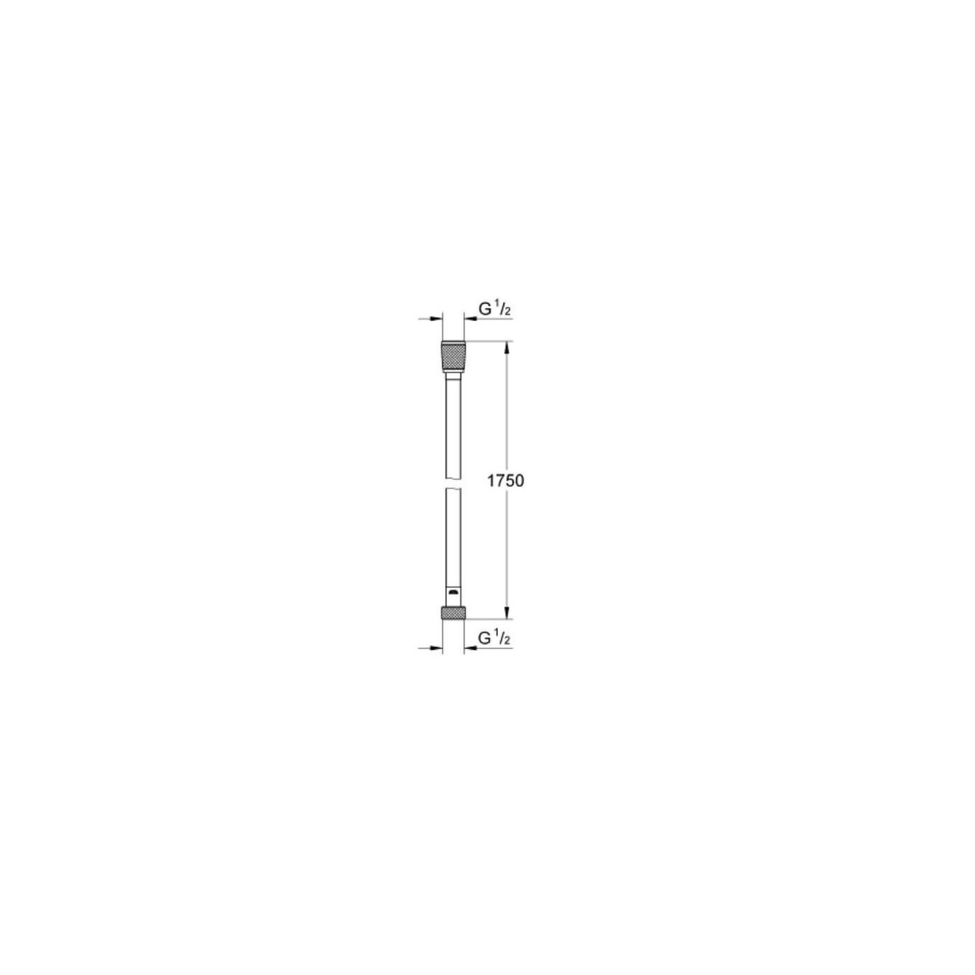 Wąż Prysznicowy Silverflex 1,75m Hard Graphite 28388A00 Grohe Wąż Prysznicowy Silverflex 1,75m Hard Graphite 28388A00 Grohe
