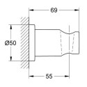 Uchwyt Prysznicowy Rainshower Brushed Cool Sunrise 27074GN0 Grohe Uchwyt Prysznicowy Rainshower Brushed Cool Sunrise 27074GN0 Grohe