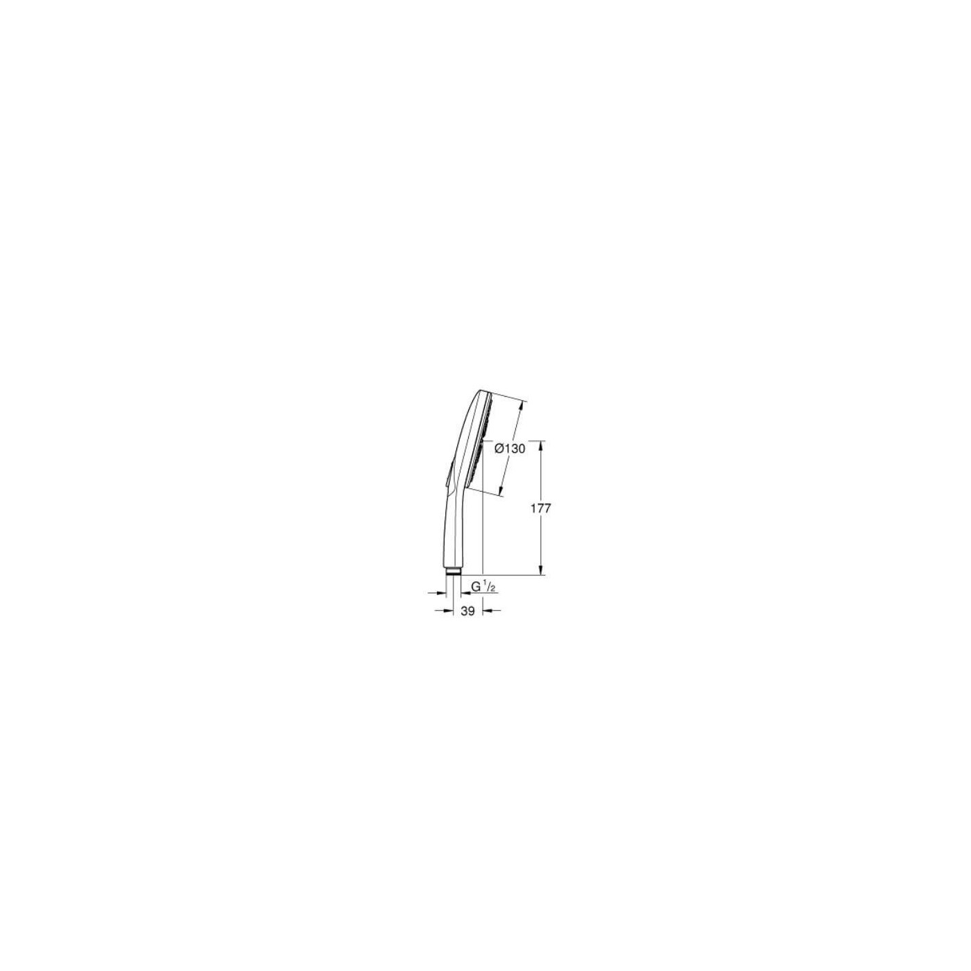 Słuchawka Rainshower Smartactive Warm Sunset 26574DA0 Grohe Słuchawka Rainshower Smartactive Warm Sunset 26574DA0 Grohe