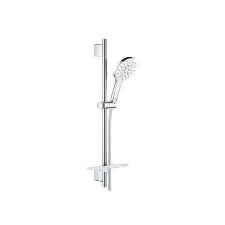 Zestaw Z Drążkiem Prysznicowym 3 Strumienie Rainshower SmartActive 130 Moon White 26576LS0 Grohe