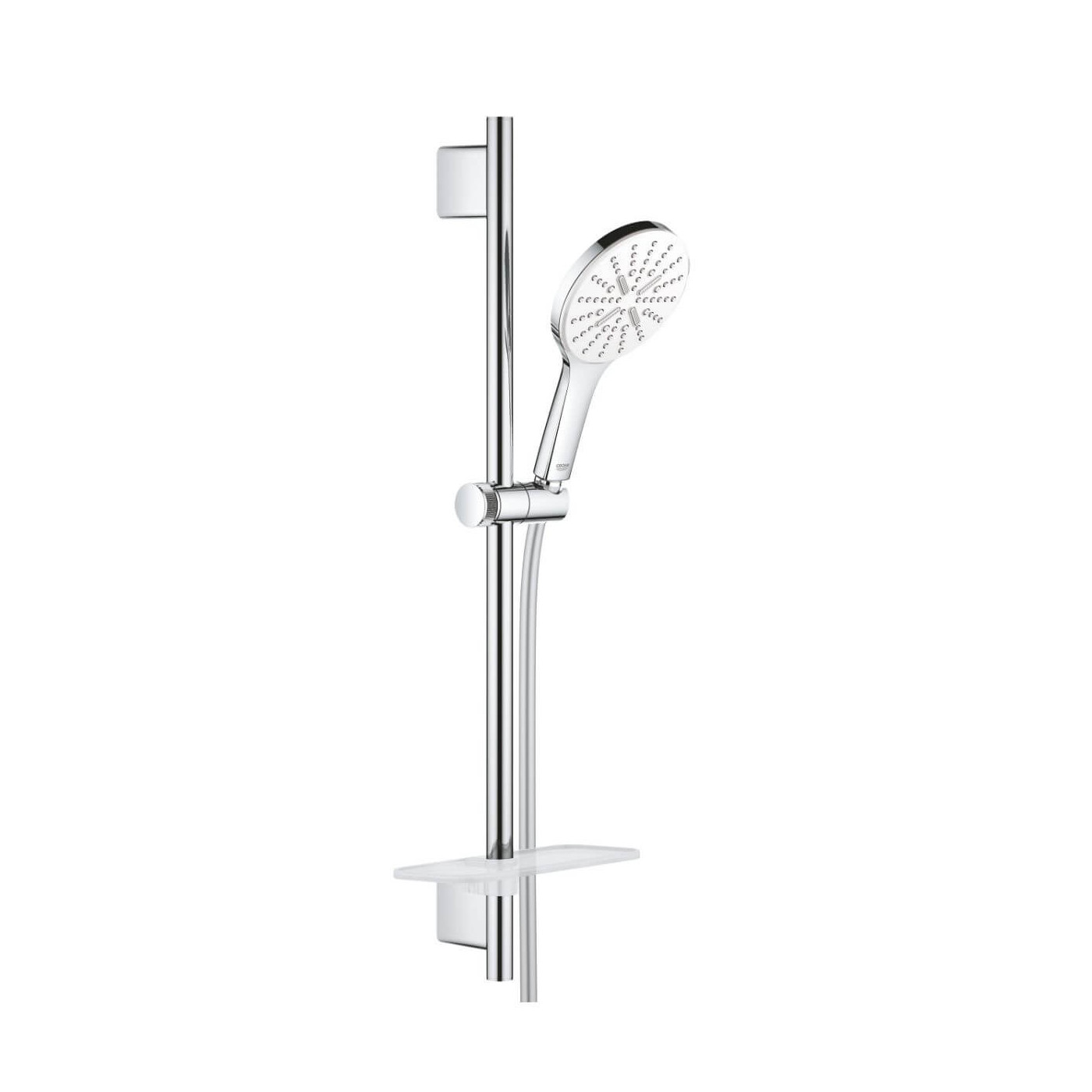 Zestaw Z Drążkiem Prysznicowym 3 Strumienie Rainshower SmartActive 130 Moon White 26576LS0 Grohe Zestaw Z Drążkiem Prysznicowym 3 Strumienie Rainshower SmartActive 130 Moon White 26576LS0 Grohe
