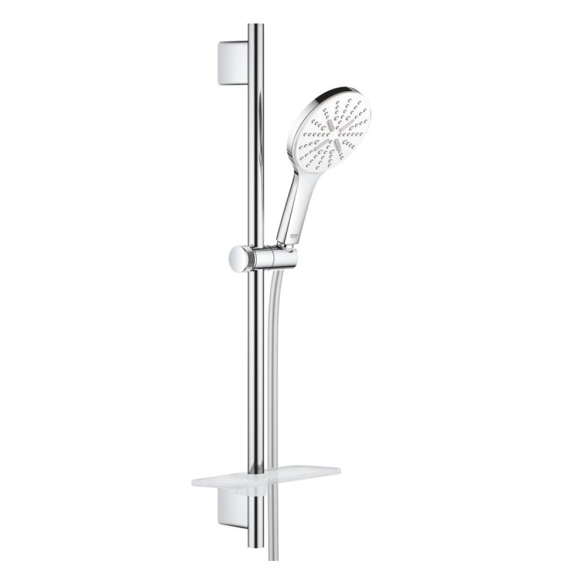 Zestaw Z Drążkiem Prysznicowym 3 Strumienie Rainshower SmartActive 130 Moon White 26576LS0 Grohe Zestaw Z Drążkiem Prysznicowym 3 Strumienie Rainshower SmartActive 130 Moon White 26576LS0 Grohe