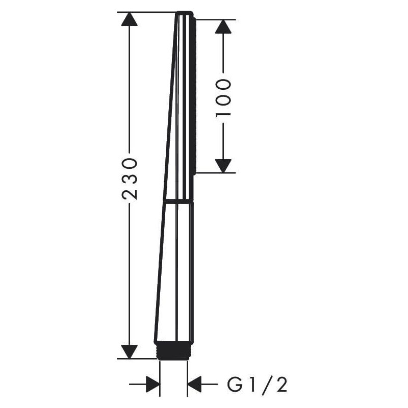 Główka Prysznicowa Rainfinity 100 1 Jet 26867670 Hansgrohe Główka Prysznicowa Rainfinity 100 1 Jet 26867670 Hansgrohe