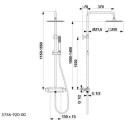 Kolumna Natryskowa Termostatyczna Logon Premium Black 5746-920-81 KFA Kolumna Natryskowa Termostatyczna Logon Premium Black 5746-920-81 KFA