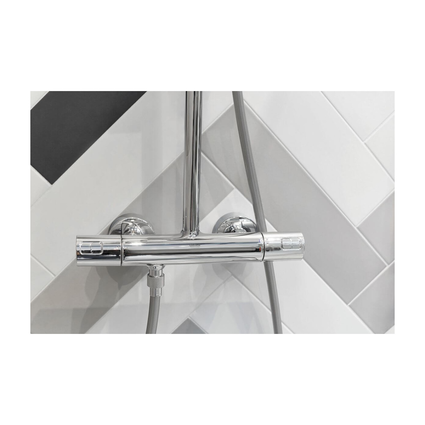 Kolumna prysznicowa Grohe Vitalio Start 250 Z Termostatem Chrom 26816000 Grohe Kolumna prysznicowa Grohe Vitalio Start 250 Z Termostatem Chrom 26816000 Grohe