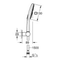 Zestaw Prysznicowy Rainshower 130 Cube 26588000 Grohe Zestaw Prysznicowy Rainshower 130 Cube 26588000 Grohe