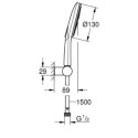 Zestaw Prysznicowy Rainshower Smaractive 130 26580000 Grohe Zestaw Prysznicowy Rainshower Smaractive 130 26580000 Grohe