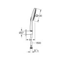 Zestaw Prysznicowy Rainshower Smartactive Cube 130 26589000 Grohe Zestaw Prysznicowy Rainshower Smartactive Cube 130 26589000 Grohe