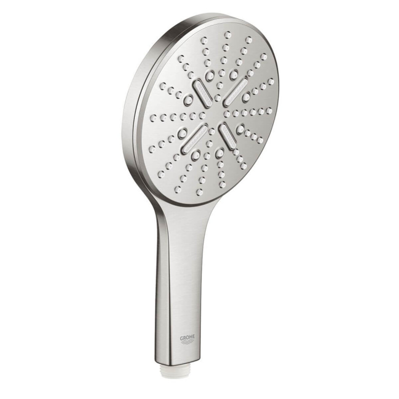 Prysznic Ręczny 3 Strumienie Rainshower SmartActive 130 Stal Nierdzewna 26574DC0 Grohe Prysznic Ręczny 3 Strumienie Rainshower SmartActive 130 Stal Nierdzewna 26574DC0 Grohe