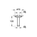 Ramię Deszczownicy Sufitowe 100 A45649 Vitra Ramię Deszczownicy Sufitowe 100 A45649 Vitra