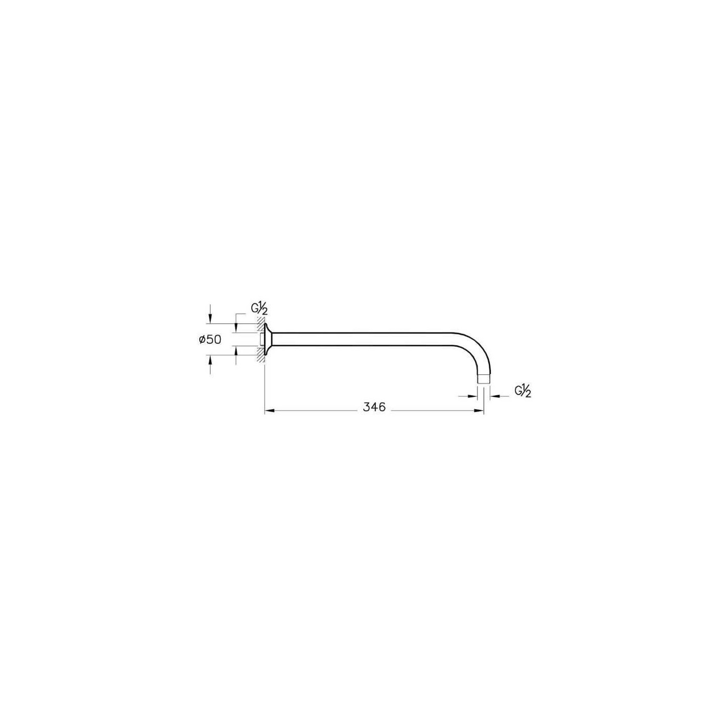 Ramię Deszczownicy 300 A45652 Vitra Ramię Deszczownicy 300 A45652 Vitra
