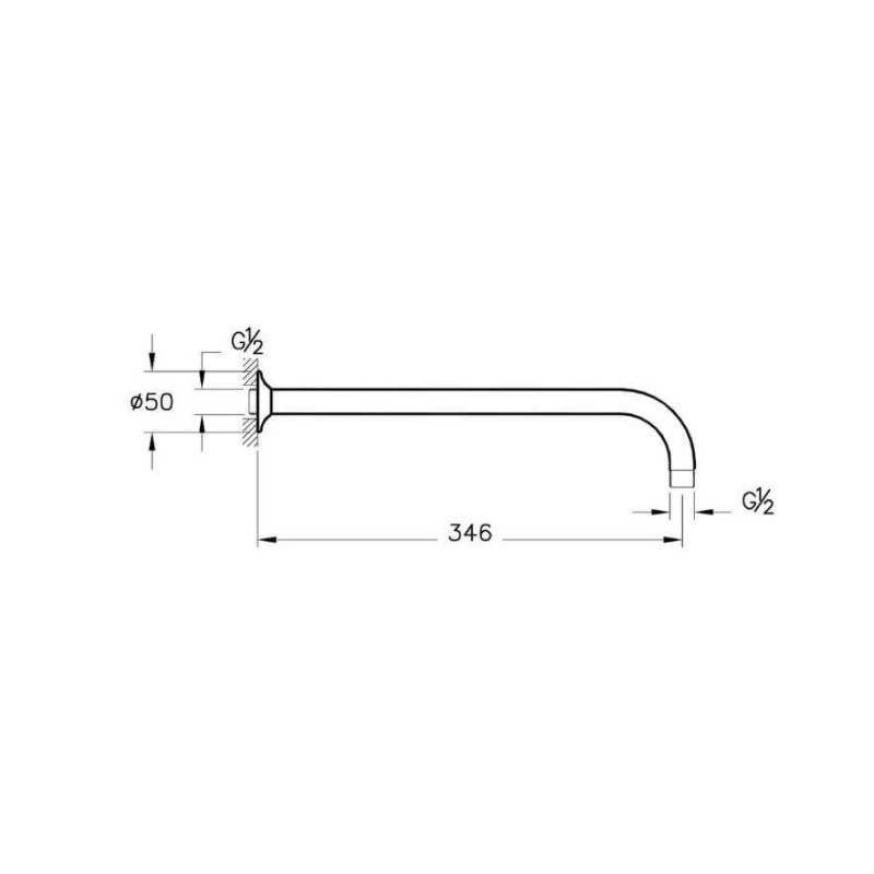 Ramię Deszczownicy 300 A45652 Vitra Ramię Deszczownicy 300 A45652 Vitra