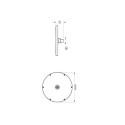 Deszczownica Okrągła Vichy XL 250 A45638 Vitra Deszczownica Okrągła Vichy XL 250 A45638 Vitra
