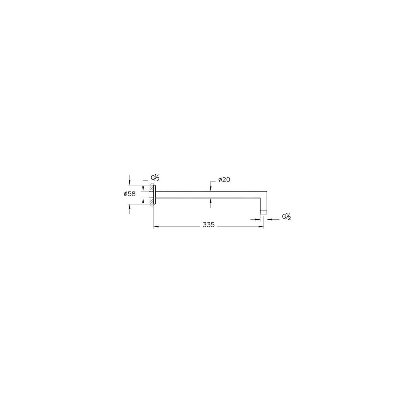 Ramię Deszczownicy Origin Copper A4263126 Vitra Ramię Deszczownicy Origin Copper A4263126 Vitra