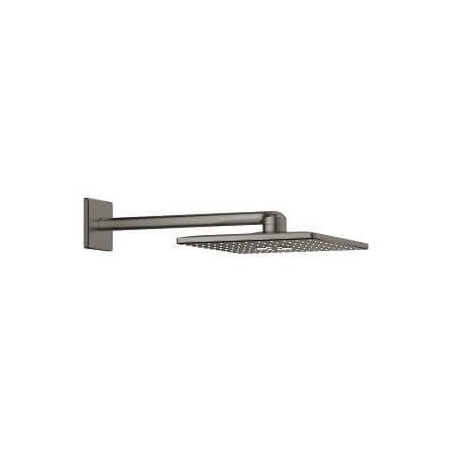 Deszczownica Z Ramieniem 430 mm 2 Strumienie Rainshower SmartActive 310 Cube Brushed Hard Graphite 26479AL0 Grohe