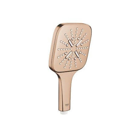 Prysznic Ręczny 3 Strumienie Rainshower SmartActive 130 Cube Brushed Warm Sunset 26582DL0 Grohe