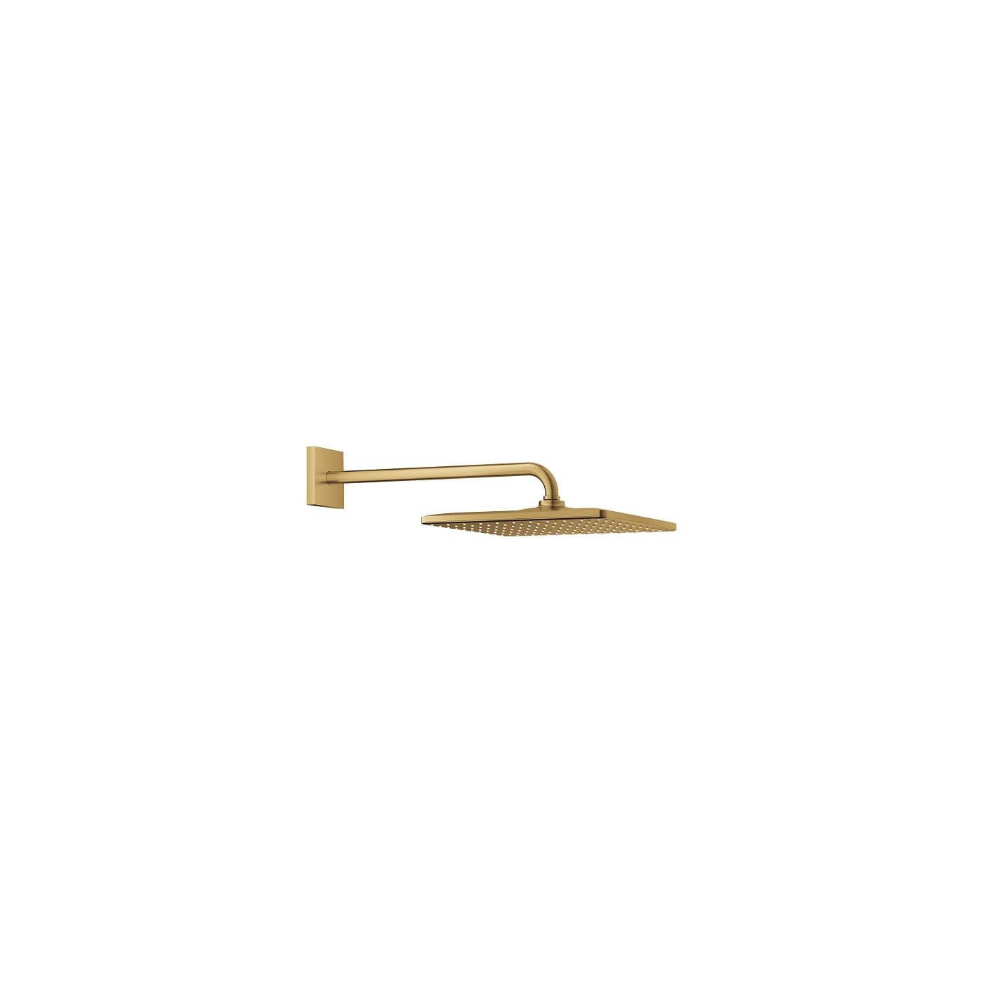 Deszczownica Z Ramieniem 422 mm 1 Strumień Rainshower Mono 310 Cube Brushed Cool Sunrise 26564GN0 Grohe Deszczownica Z Ramieniem 422 mm 1 Strumień Rainshower Mono 310 Cube Brushed Cool Sunrise 26564GN0 Grohe
