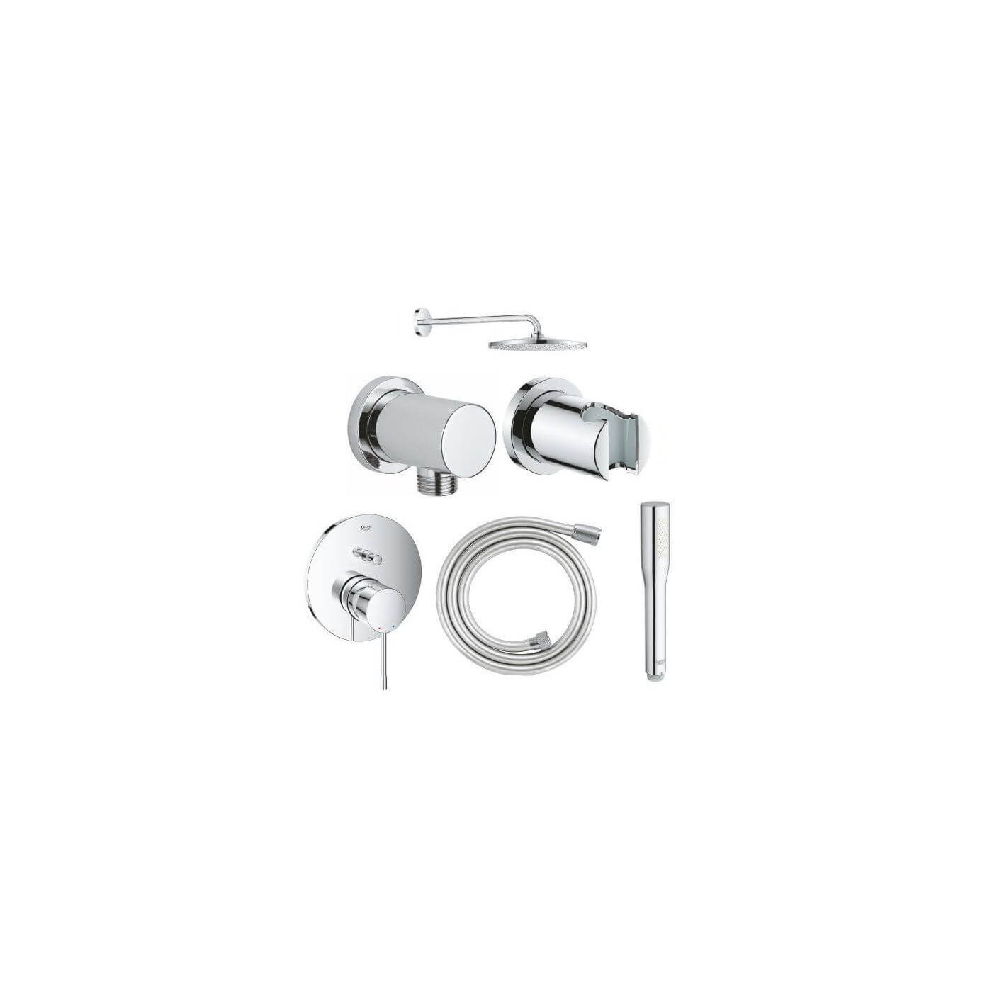 Zestaw Prysznicowy 6w1 Essence Chrom Grohe Zestaw Prysznicowy 6w1 Essence Chrom Grohe